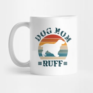 dog mum ruff funny , dog lover vintage valentines funny dog Mug